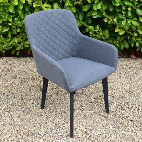 Galaxy Outdoor Fabric Chair - Light Grey
