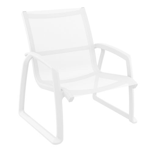 Pacific Lounge Armchair In White