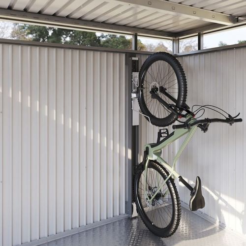 BikeLift for Neo Garden Shed - Swivel Mount - Metallic Dark Grey
