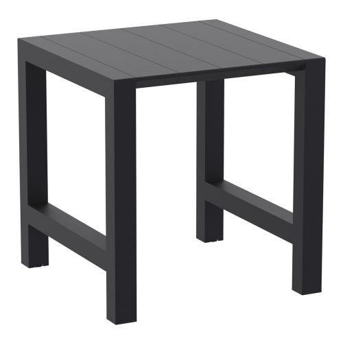 Vegas Extendable Bar Table (100cm x 100/140cm) - Black