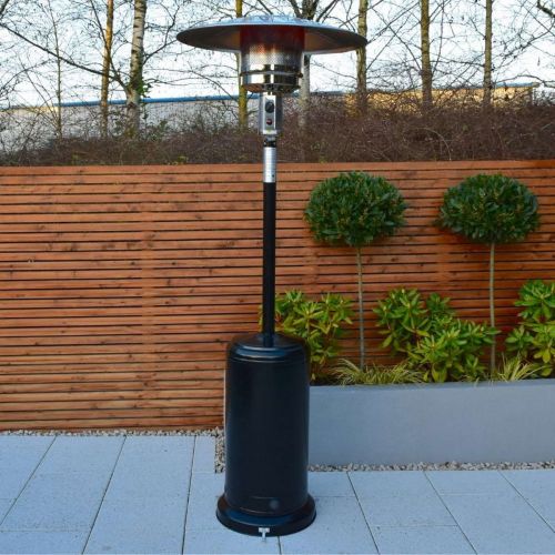 Heatwave Classic 13kW Black Patio Gas Heater with Free Heatwave Cover