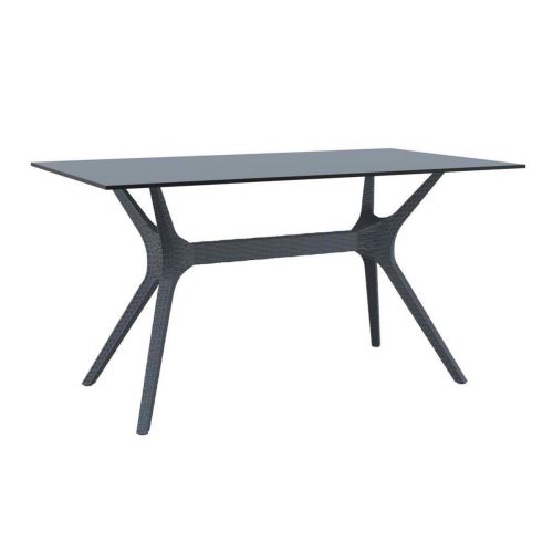 Ibiza 140 Commercial Rectangular Table - Grey