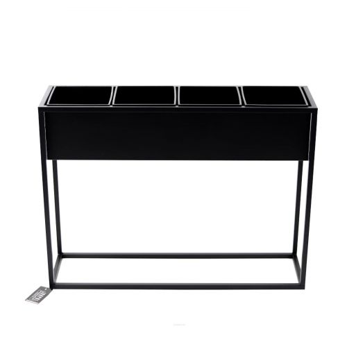 Loft Cubo Metal Flower Bed - Black Box (60cm x 80cm)