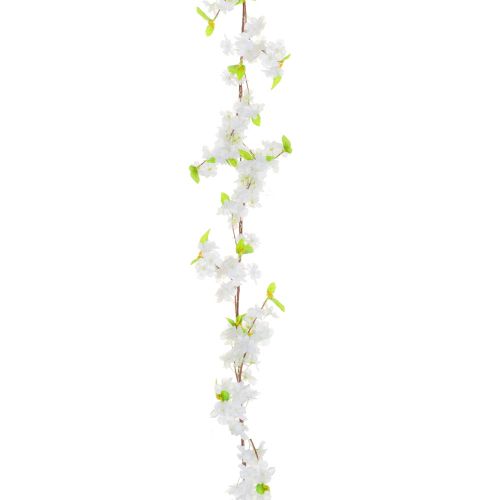 230cm Cherry Blossom Garland - White